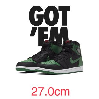 ナイキ(NIKE)のNike Air Jordan OG Pine Green aj1 27cm(スニーカー)