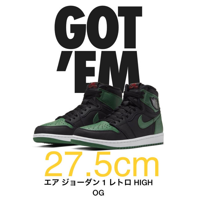 AIR JORDAN 1 RETRO HIGH OG PINE GREEN