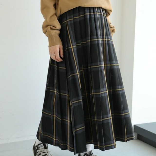 ロングプリーツスカート レディースのスカート(ロングスカート)の商品写真