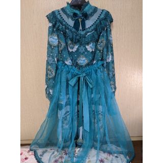 アンジェリックプリティー(Angelic Pretty)のAngelic Pretty「Celestialペプラム付きOP」セット(ひざ丈ワンピース)