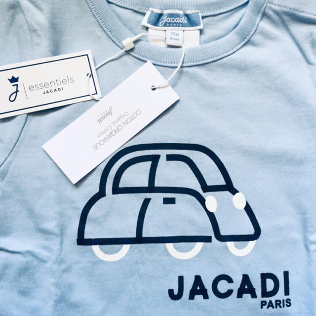 Jacadi(ジャカディ)の新品未使用　jacadi ジャカディ　18m 長袖Ｔシャツ　水色 キッズ/ベビー/マタニティのベビー服(~85cm)(Ｔシャツ)の商品写真