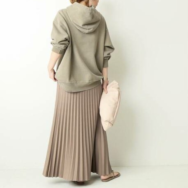 新品■beauty pleated スカート■ブラウン36■ドゥーズィエムクラス