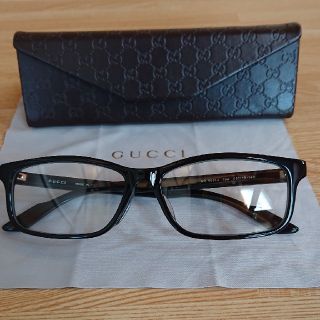 グッチ(Gucci)のGUCCI グッチ 伊達メガネ メガネ(サングラス/メガネ)