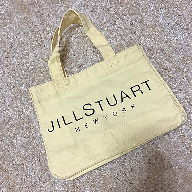 JILLSTUART NEWYORK(ジルスチュアートニューヨーク)のほぼ新品☆JILLSTUARTNEWYORK☆キャンバスエコバッグ ミニサイズ レディースのバッグ(トートバッグ)の商品写真