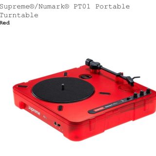 シュプリーム(Supreme)のSupreme®/Numark® PT01 Portable Turntable(ターンテーブル)