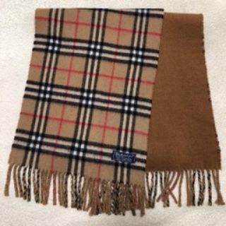 バーバリー(BURBERRY)のバーバリー マフラー チェック(カシミヤ)(マフラー/ショール)