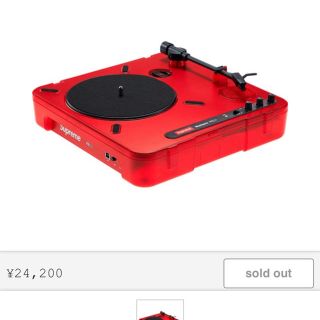 シュプリーム(Supreme)のSupreme®︎ PT01 Portable Turntable(ターンテーブル)