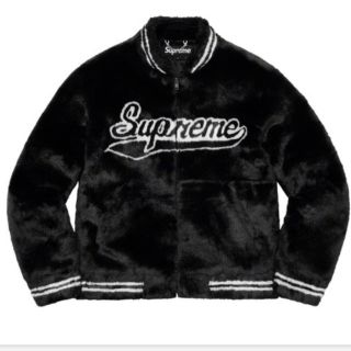 シュプリーム(Supreme)のFaux Fur Varsity Jacket Lサイズ(ダウンジャケット)