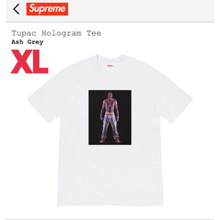 シュプリーム(Supreme)のSupreme Tupac Hologram Tee Ash Grey XL(Tシャツ/カットソー(半袖/袖なし))