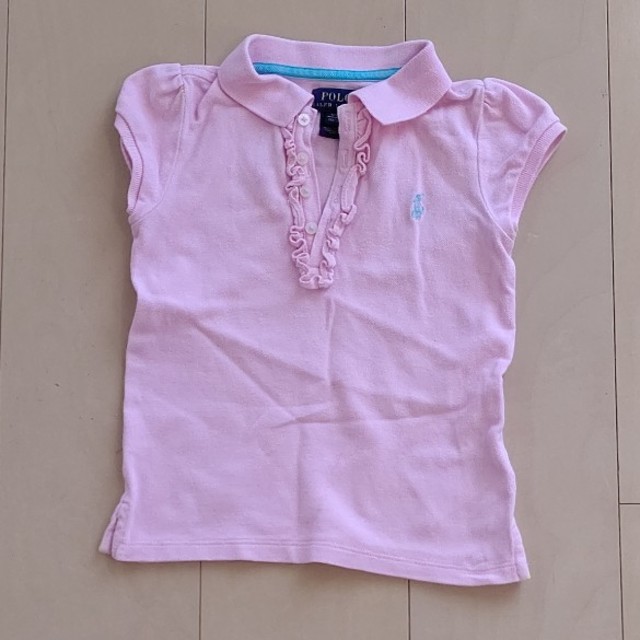 POLO RALPH LAUREN(ポロラルフローレン)のラルフローレンポロシャツ 110センチ ピンク キッズ/ベビー/マタニティのキッズ服男の子用(90cm~)(Tシャツ/カットソー)の商品写真