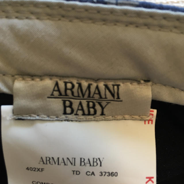 Armani(アルマーニ)のARMANI BABY キャップ キッズ/ベビー/マタニティのこども用ファッション小物(その他)の商品写真