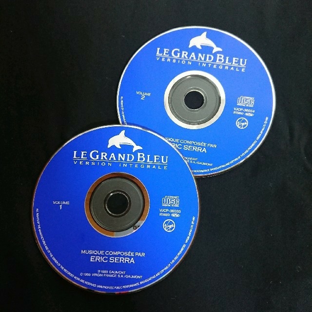 映画  グランブルー  サントラ  イルカ  ドルフィン エンタメ/ホビーのCD(映画音楽)の商品写真