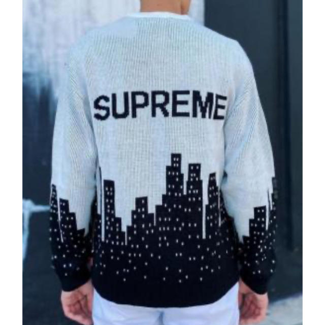 希少Lサイズ 完売品supreme new york sweater セーター 1