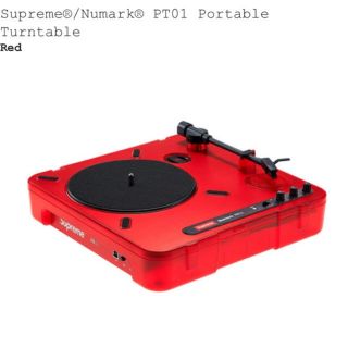 シュプリーム(Supreme)のSupreme®/Numark® PT01 Portable Turntable(ターンテーブル)