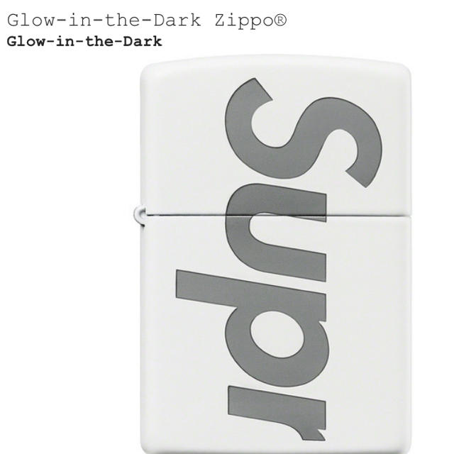 supreme Glow-in-the-Dark Zippo 20ss  ジッポ