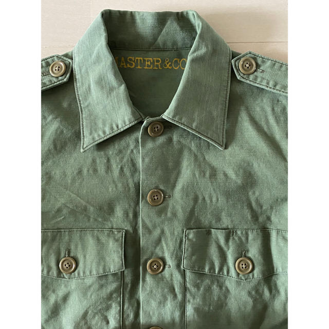 JOURNAL STANDARD(ジャーナルスタンダード)のMaster&Co MILITARY SHIRT JACKET(Olive/S) レディースのジャケット/アウター(ミリタリージャケット)の商品写真