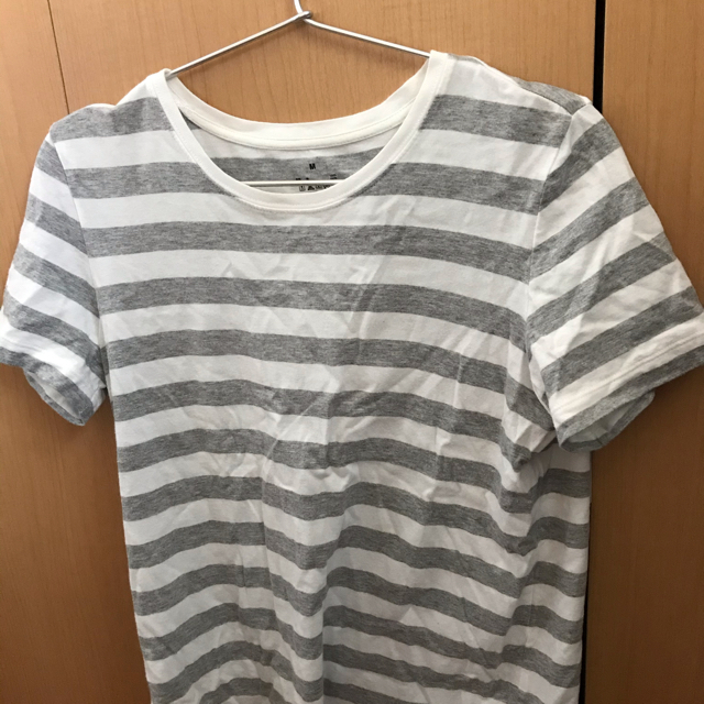 MUJI (無印良品)(ムジルシリョウヒン)の無印の半袖のボーダーTシャツ レディースのトップス(Tシャツ(半袖/袖なし))の商品写真