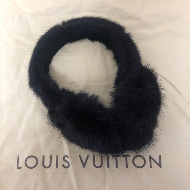 LOUIS VUITTON(ルイヴィトン)のレア！ルイヴィトン ミンク耳当て　 レディースのファッション小物(イヤーマフ)の商品写真