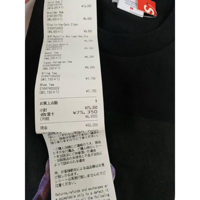 Supreme 20ss Tupac Hologram Tee M