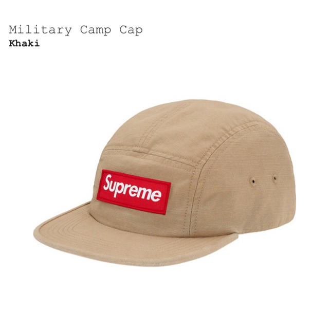 2020ss シュプリーム MilitaryCampCap ベージュシュプリーム