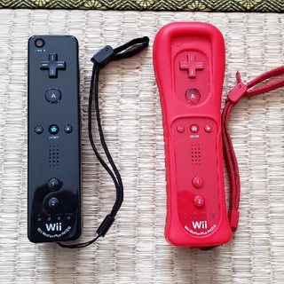 wiiリモコン　赤、黒セット(その他)