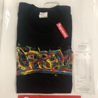 シュプリーム(Supreme)のSupreme 20ss Paint Logo Tee Black Mサイズ(Tシャツ/カットソー(半袖/袖なし))