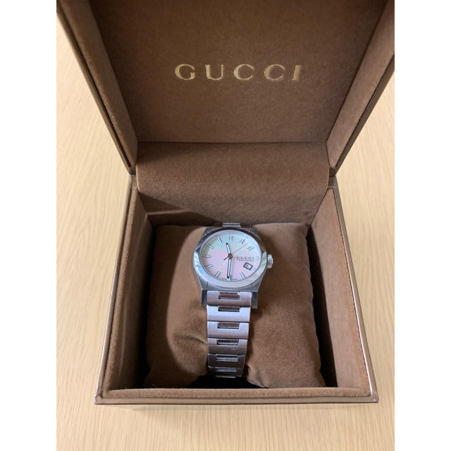 美品 グッチ パンテオン ホワイトシェル ユニセックス | orinocoorigen.com