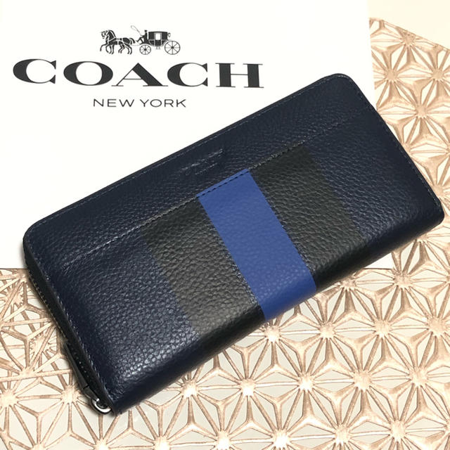 COACH(コーチ)のセール中【新品】COACH コーチ/長財布　未使用　 ブラック　 メンズのファッション小物(長財布)の商品写真