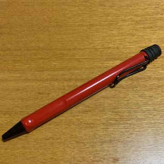 ラミー(LAMY)の【廃盤】LAMY サファリ　レッド　黒クリップ(ペン/マーカー)