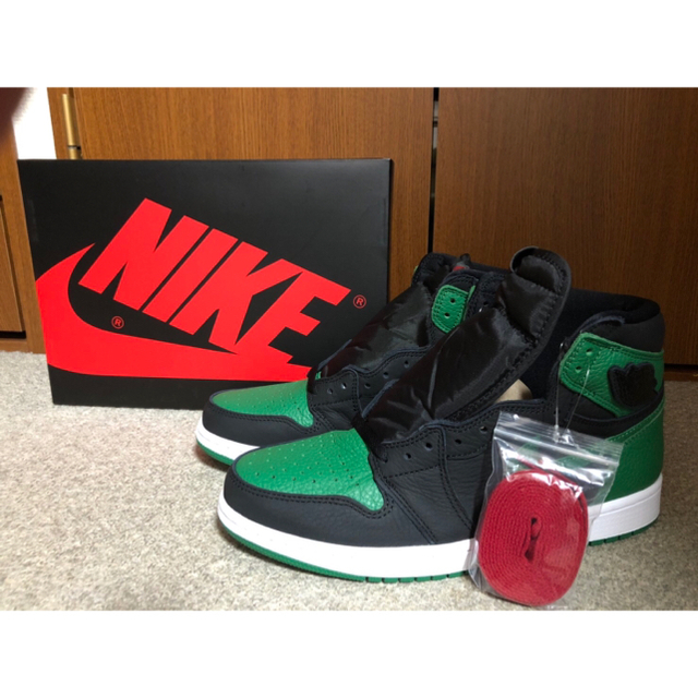 NIKE(ナイキ)のAir Jordan 1 black/pine green   メンズの靴/シューズ(スニーカー)の商品写真