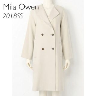 ミラオーウェン(Mila Owen)のMila Owen 衿折り返しミドル丈コート(ロングコート)