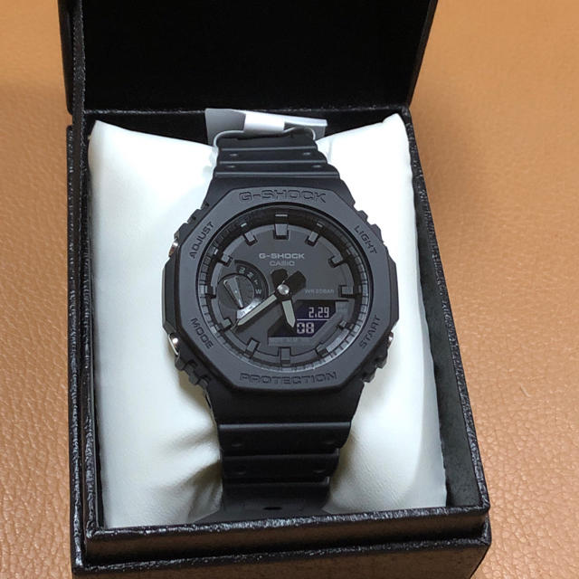 CASIO(カシオ)のG-Shock ga2100 オールブラック　未使用 メンズの時計(腕時計(デジタル))の商品写真