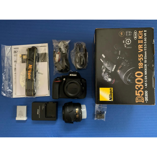 【美品】Nikon D5300 18-55 レンズセット《ショット数2971回》