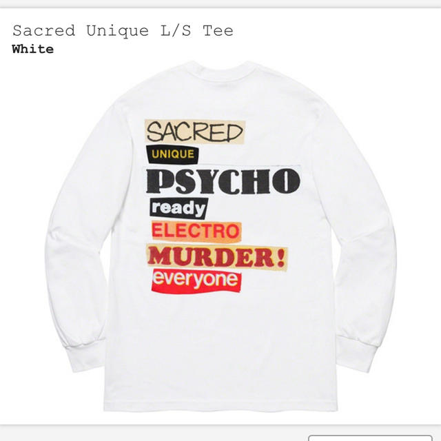 Supreme(シュプリーム)のsupreme Sacred Unique L/S Tee L メンズのトップス(Tシャツ/カットソー(七分/長袖))の商品写真