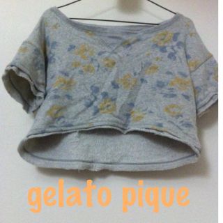 ジェラートピケ(gelato pique)のジェラートピケ❤花柄スエット(トレーナー/スウェット)