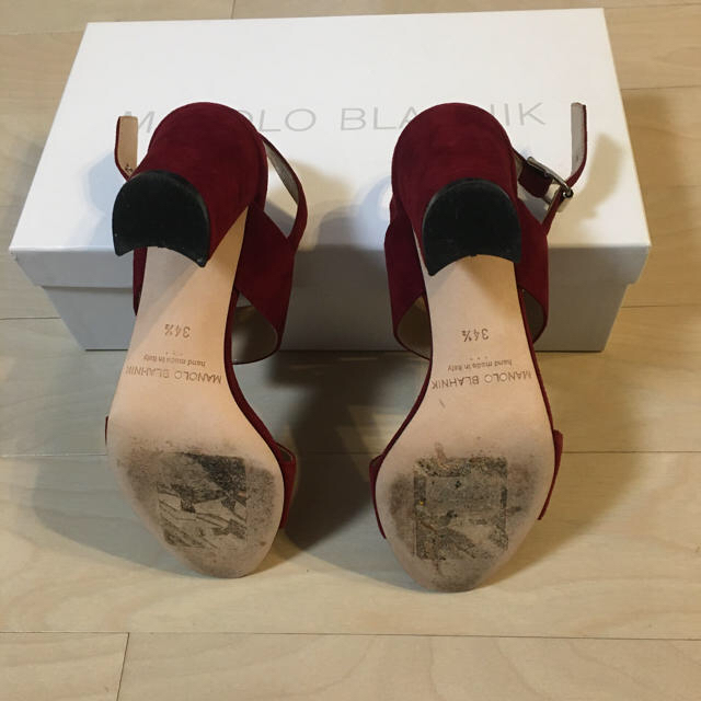 MANOLO BLAHNIK マノロブラニク サンダル 34 2/1 MANOLO BLAHNIK マノロブラニク サンダル 34 2/1