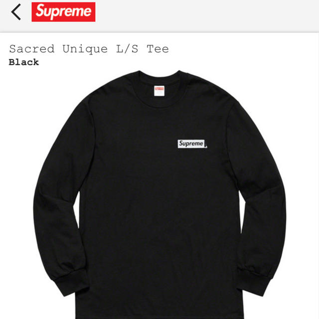 Supreme Sacred Unique L/S Tee シュプリーム