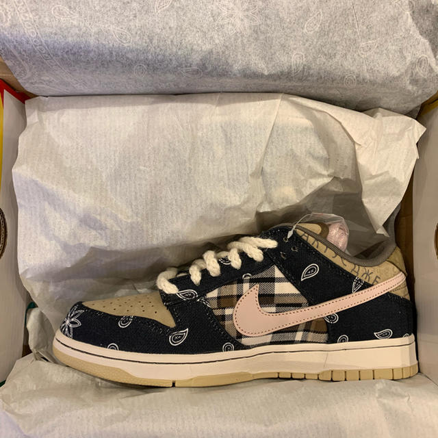 メンズNike Sb Dunk Low Travis Scott 27.5