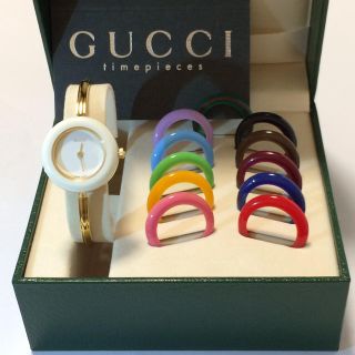 グッチ(Gucci)の3.超美品 グッチ GUCCI 時計 チェンジベゼル(腕時計)