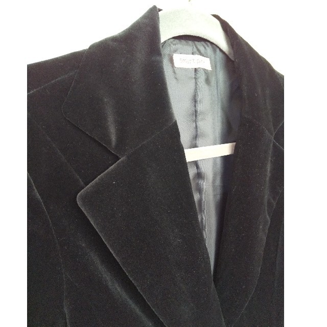 ベロア素材ジャケット レディースのジャケット/アウター(テーラードジャケット)の商品写真