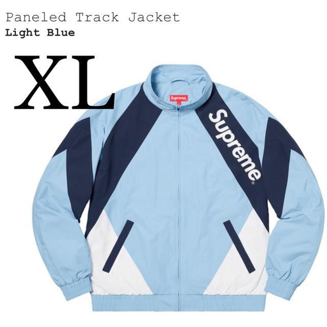 Supreme Paneled Track Jacket XL ライトブルー