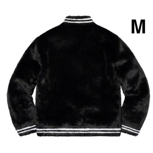 Supreme(シュプリーム)の【正規品】Faux Fur Varsity Jacket M Black メンズのジャケット/アウター(ブルゾン)の商品写真