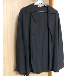 AURALEE LINEN GABARDINE OVER SHIRT(シャツ)