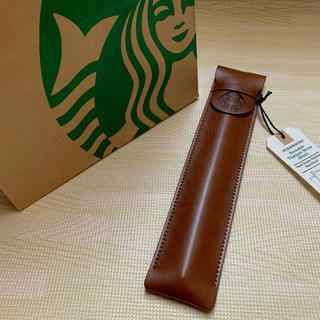スターバックスコーヒー(Starbucks Coffee)のスターバックス　香港限定　チタンストロー　ブラック×ダークブラウン(タンブラー)
