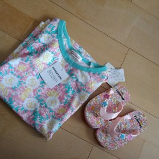 ブランシェス(Branshes)の専用！！新品ﾌﾞﾗﾝｼｪｽ15センチTｼｬﾂ130(サンダル)