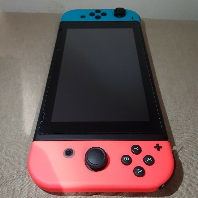 Nintendo Switch  新型 スイッチ ネオンブルー ★おまけ付き！