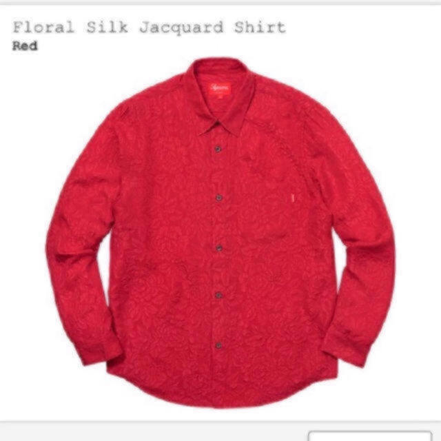 supreme floral silk jacquard shirt シャツ
