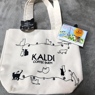 カルディ(KALDI)の★新品★ねこのひ　バック&カレンダーセット　2020 カルディ(トートバッグ)