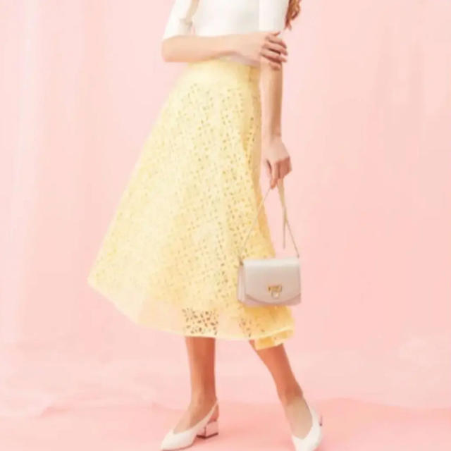MERCURYDUO(マーキュリーデュオ)のマーキュリー　ヒートカット　スカート レディースのスカート(ひざ丈スカート)の商品写真