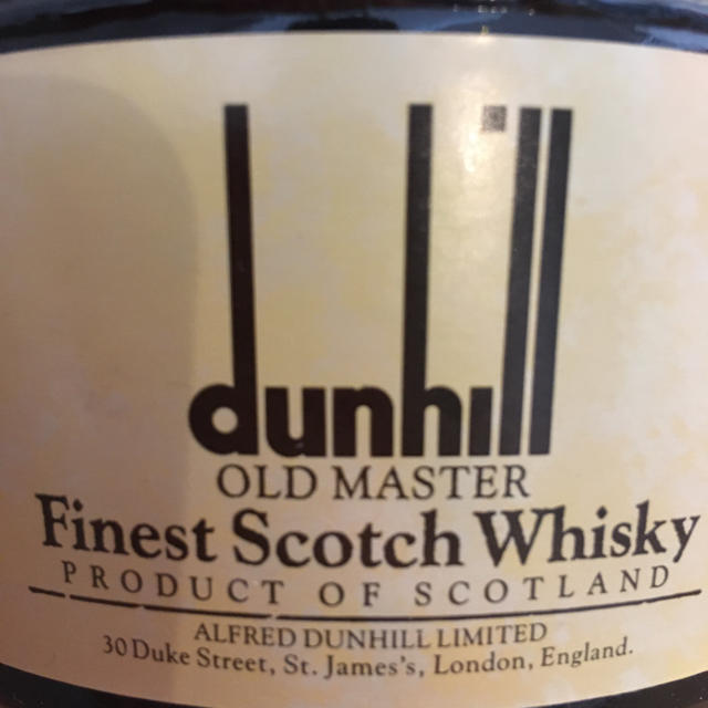 Dunhill(ダンヒル)のダンヒル　スコッチウイスキー 食品/飲料/酒の酒(ウイスキー)の商品写真